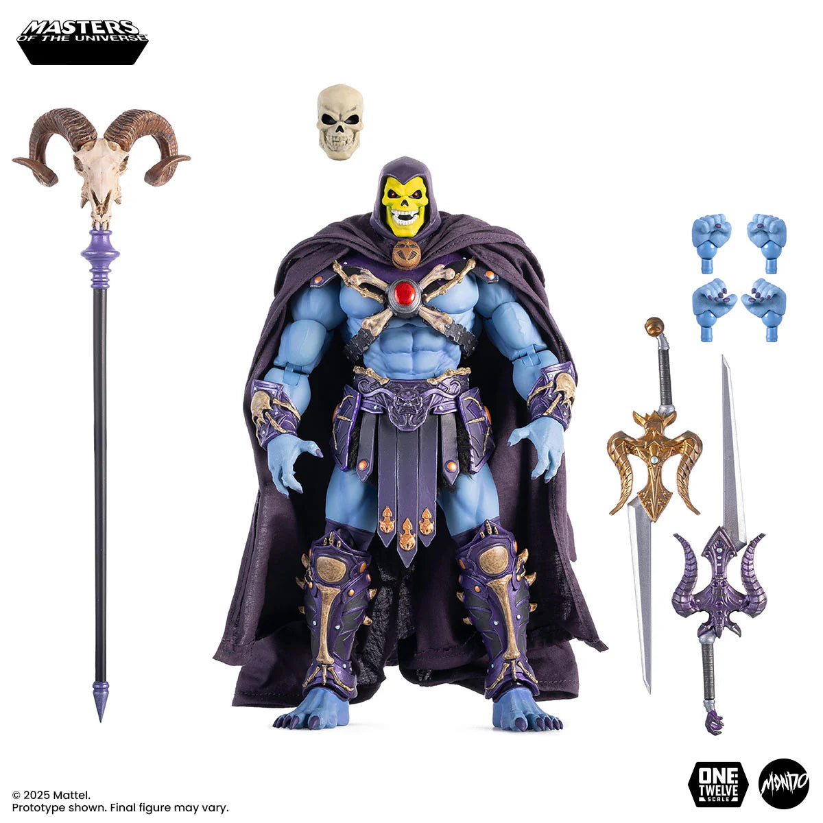 MONDO MOTU200X Skeletor 1/12 Scale Figure | Preorder