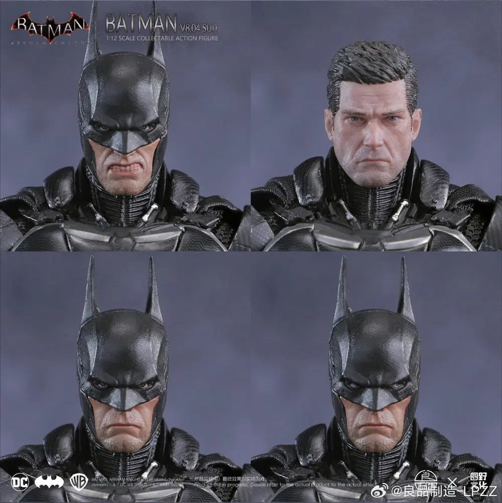 LPZZ Batman Arkham Knight v8.04 – 1/12 Scale 6.6" Collectible Action Figure with Accessories