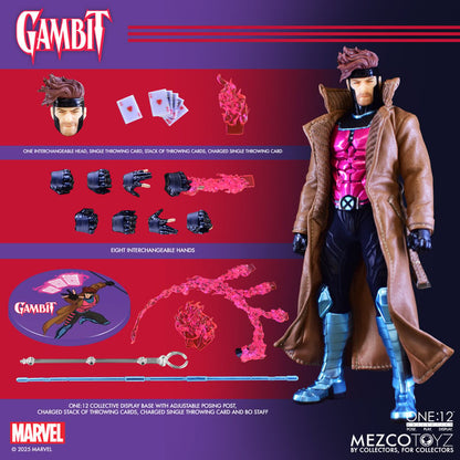 Mezco One:12 Collective Gambit Action Figure