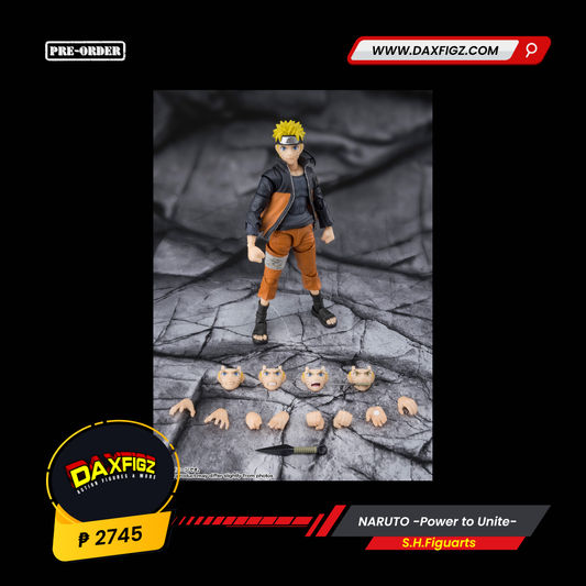 [PREORDER] S.H.Figuarts Naruto Uzumaki -The Power To Unite- | Naruto Shippuden Action Figure