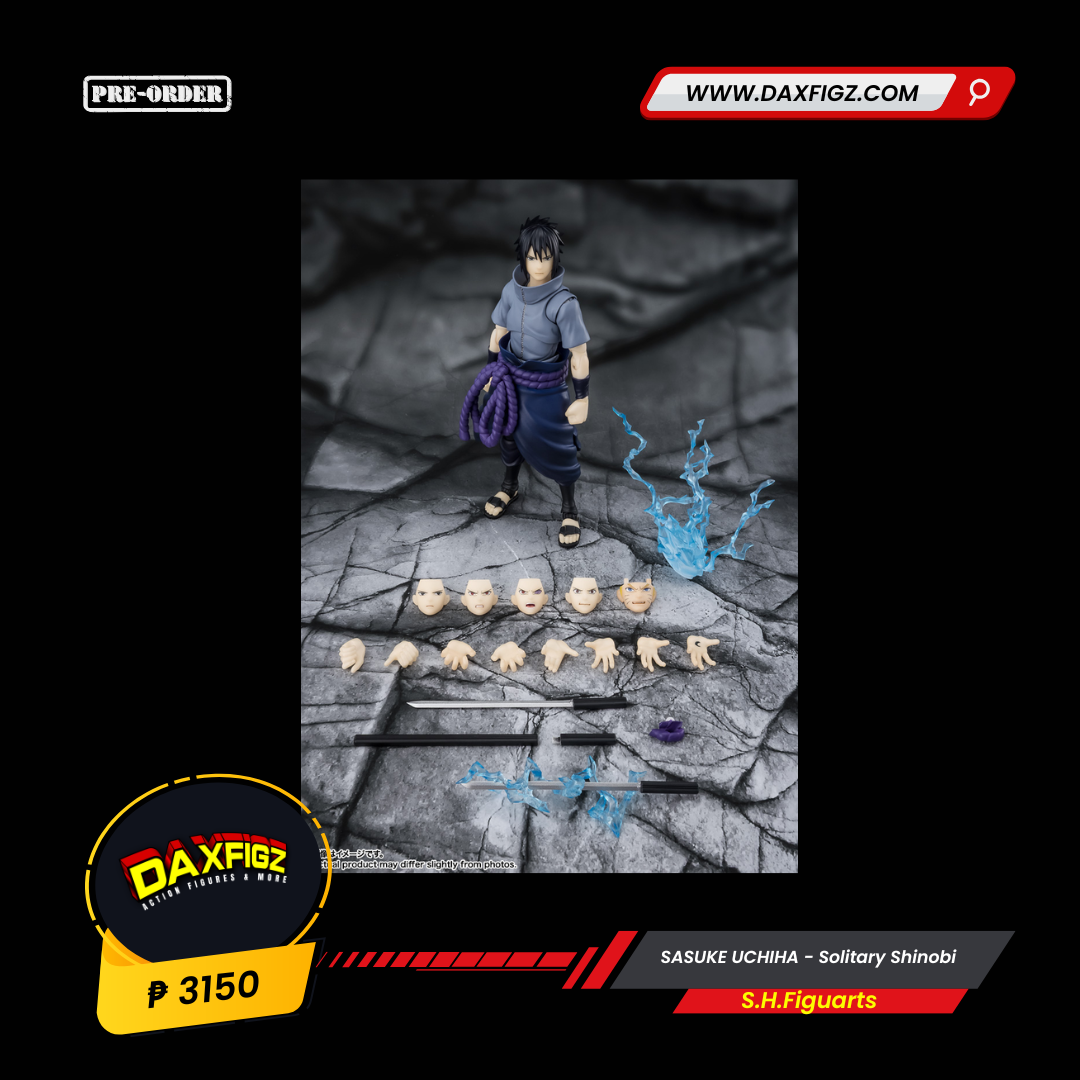 [PREORDER] S.H.Figuarts Sasuke Uchiha -Solitary Shinobi- | Naruto Shippuden Action Figure