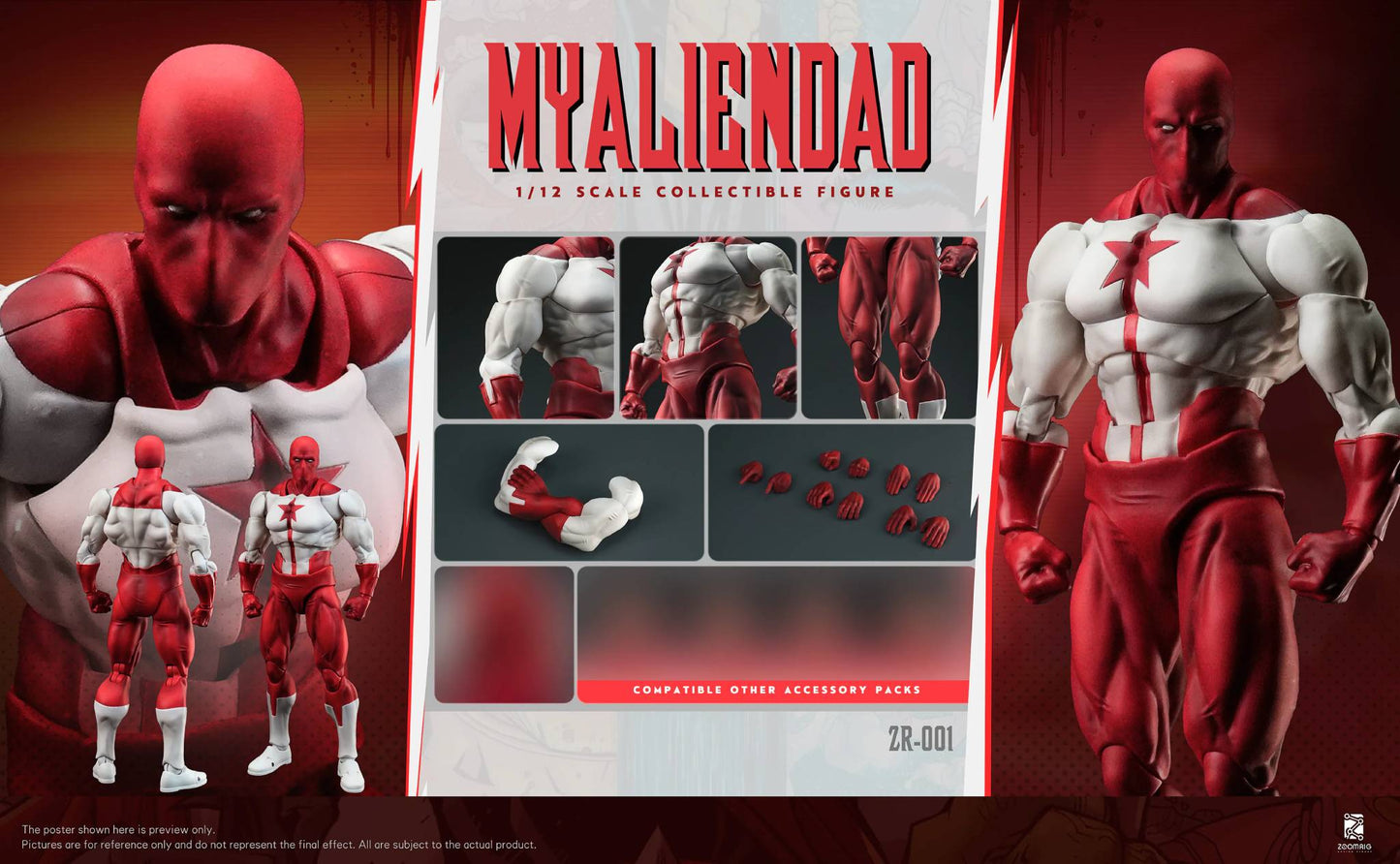 ZOOMRIG 1/12 MYALIENDAD Action Figure